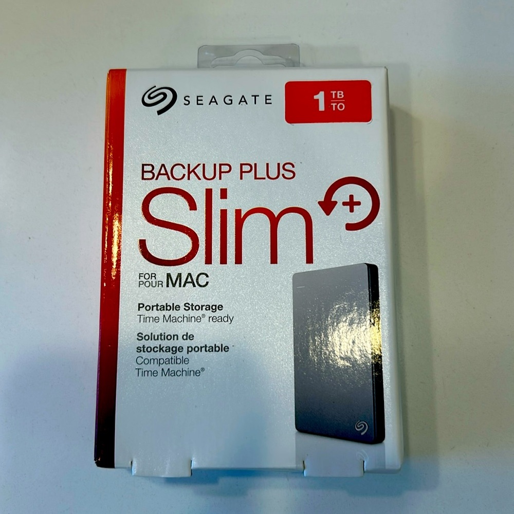 Seagate slim backup for Mac
